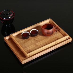 长方竹托盘寿司刺身板料理餐具托盘沏茶点心水果糖果茶具上菜托盘