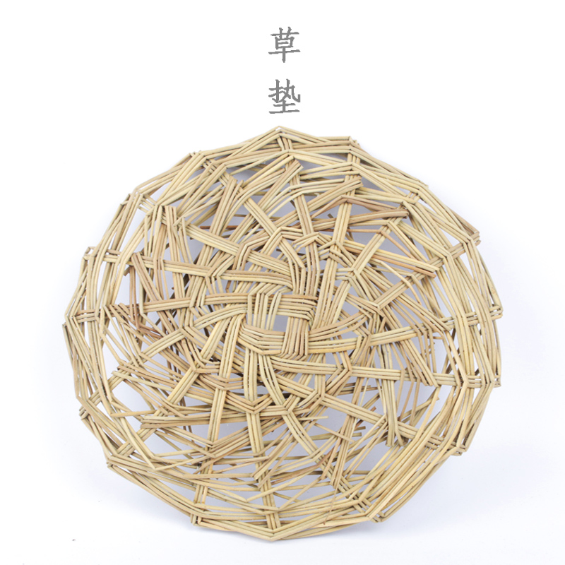 竹编制小笼包手工草垫