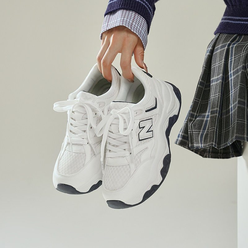 新百伦2026秋冬新款韩系厚底增高耐磨老爹鞋舒适软弹休闲运动鞋,流行男鞋,网面鞋,淘宝优惠券,粉丝福利购,淘宝优惠卷