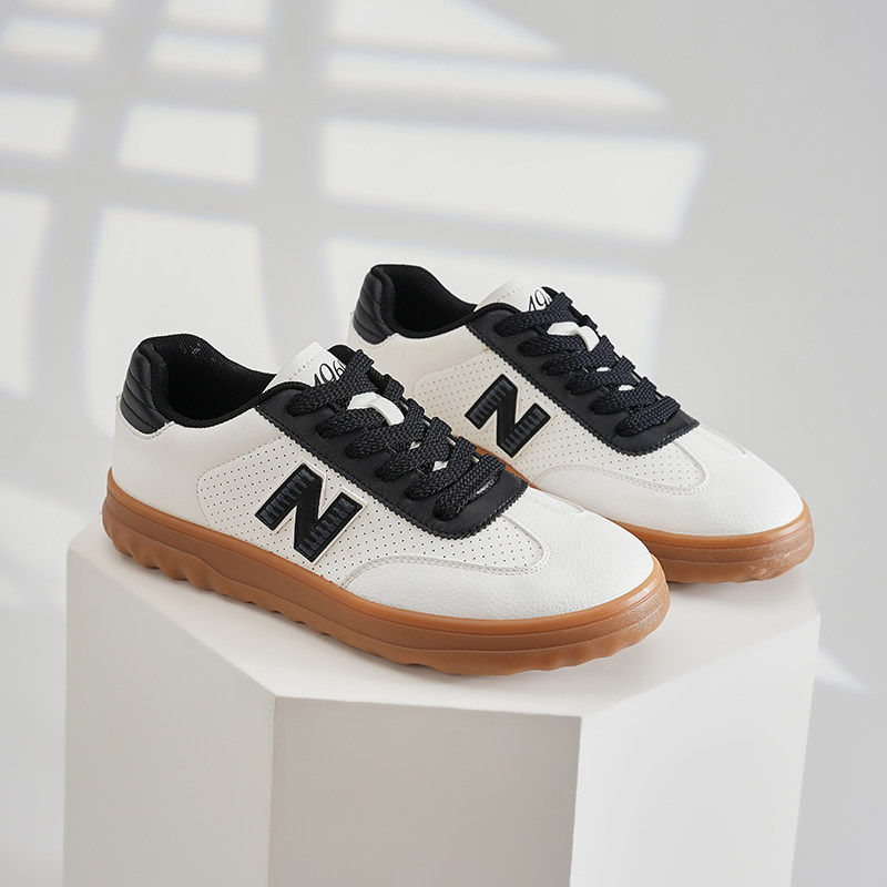 新百伦2026秋冬新款时尚轻便耐磨减震板鞋休闲复古百搭运动情侣鞋,流行男鞋,德训鞋,淘宝优惠券,粉丝福利购,淘宝优惠卷