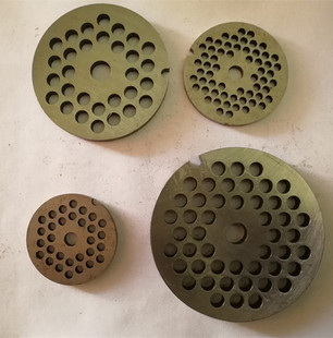 绞肉机配件篦子圆刀片出料口孔板出料磨具5号8号10号12号22号32号