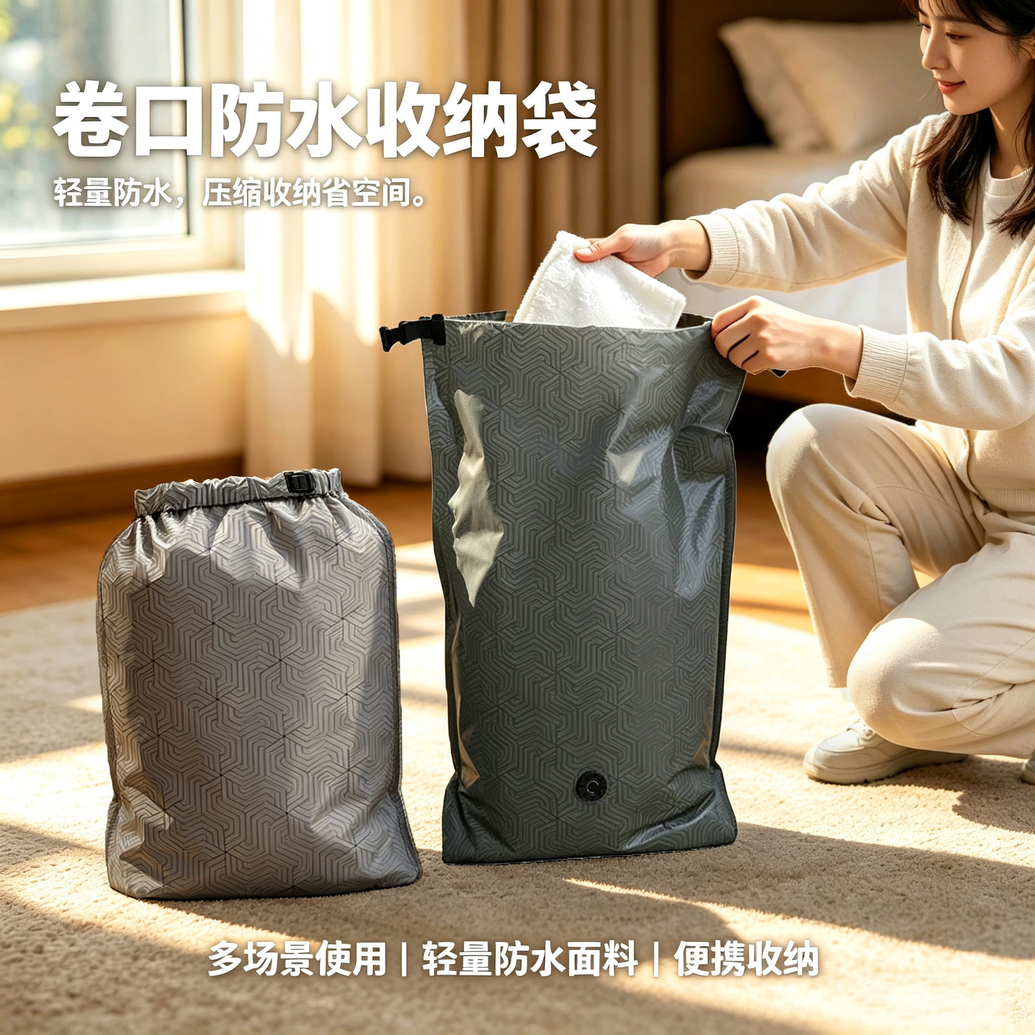 大容量压缩收纳袋衣物杂物整理袋图片