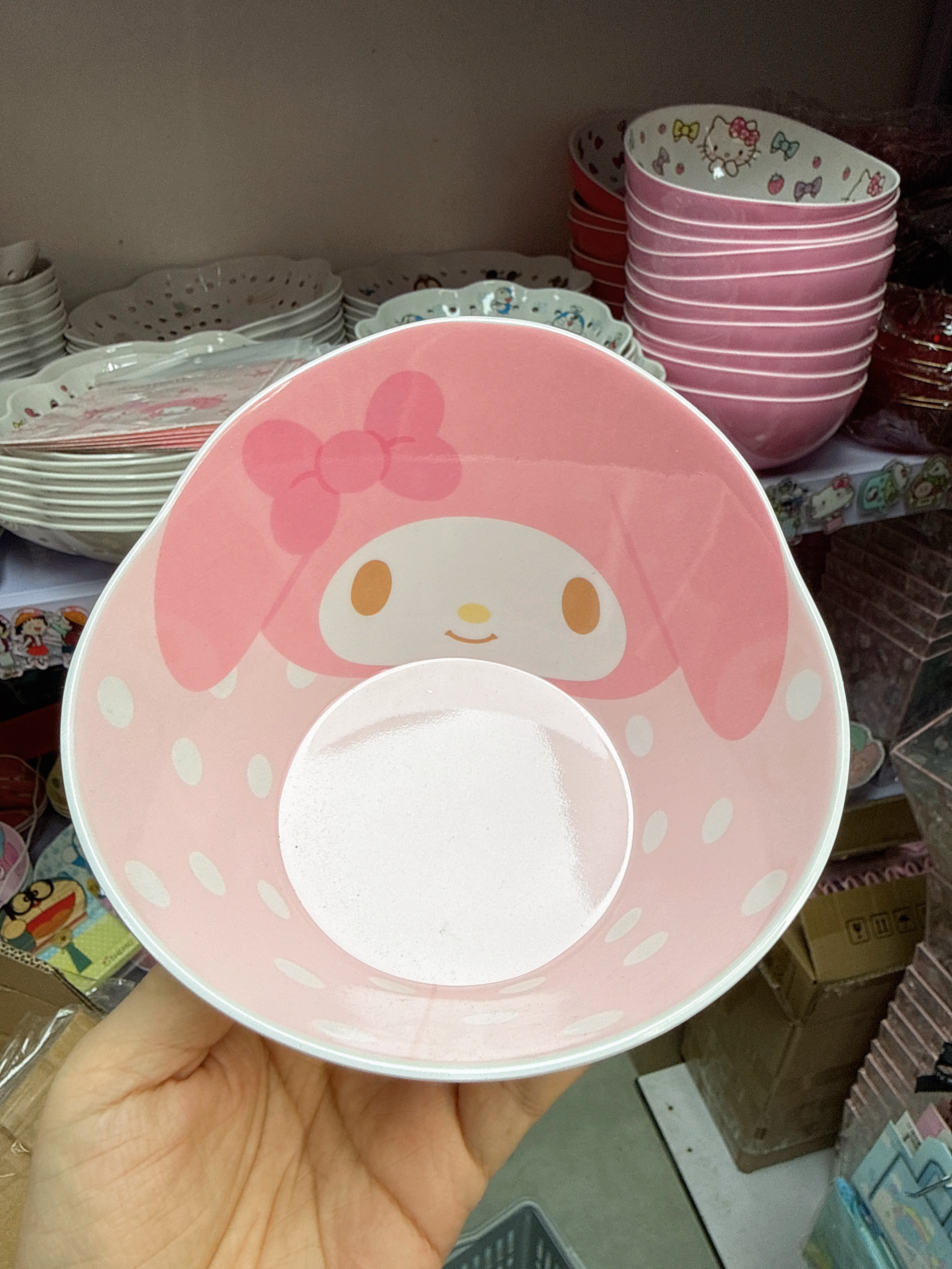 美小兔密胺碗防摔日式塑料卡通可爱创意儿童米饭碗汤碗仿陶瓷包邮