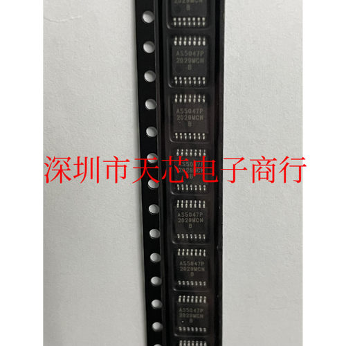 AS5047P-ATSM AS5047P TSSOP16 霍尔效应磁性传感器 原装正品
