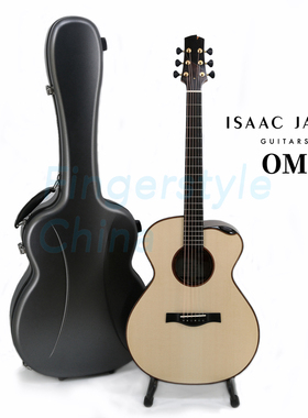 美国制琴师 Isaac Jang  新款手工指弹吉他 巴玫 (已售)