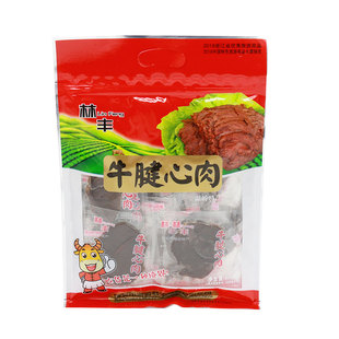 温州湖岭特产林丰牛腱心肉牛肉干400克独立小包 休闲食品秘制牛肉