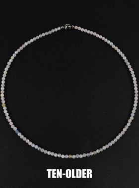 天然摩根石磁吸扣项链