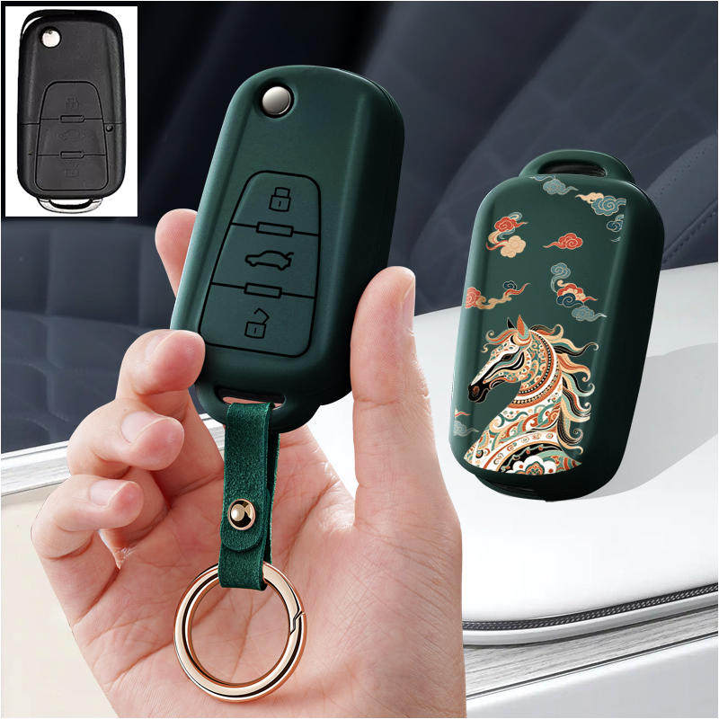 适用荣威350汽车钥匙套360专用W4W5包18壳17扣14女13高级19款PLUS