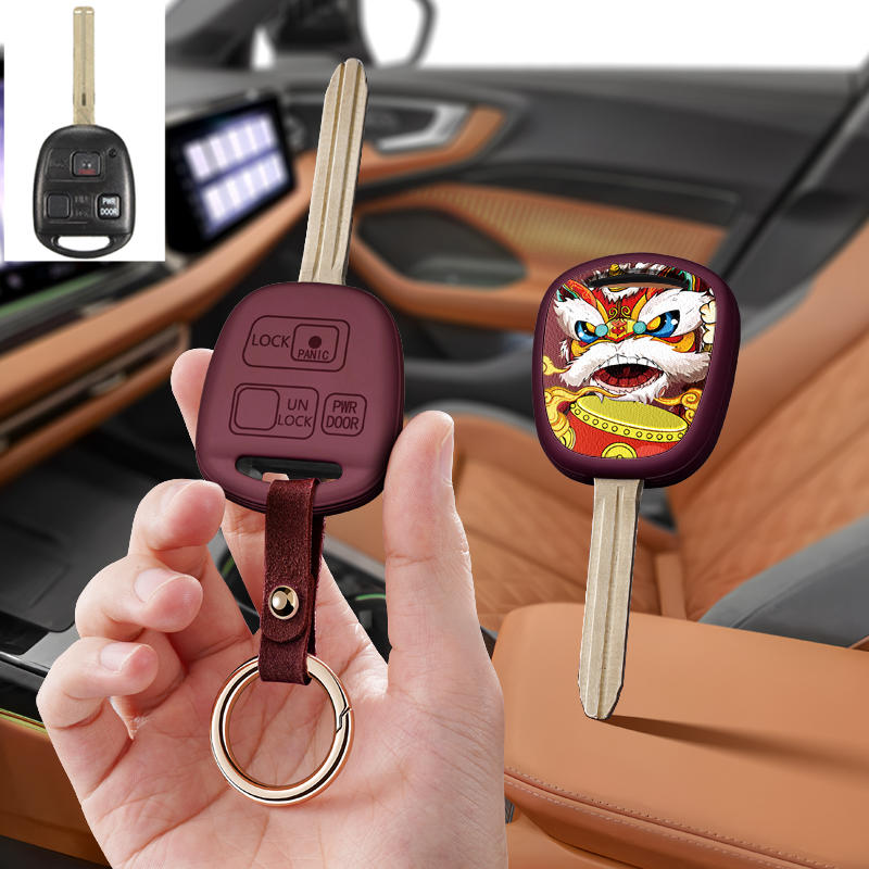 适用雷克萨斯凌志钥匙套老款RX330专用男女IS200保护套400包壳扣