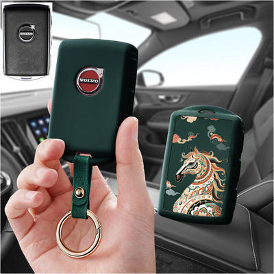 适用volvo沃尔沃s60l汽车钥匙套保护套包壳扣xc90女高级xc40男士