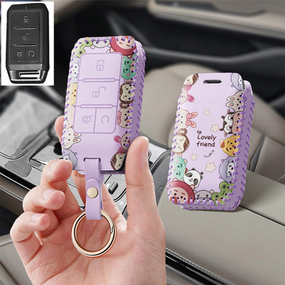 适用比亚迪秦E1老款E2元pro新能源S2汽车钥匙套E3保护套包壳扣女