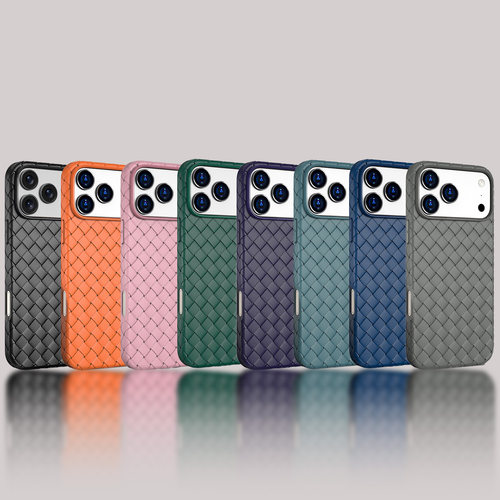 苹果BV编织纹壳散热透气