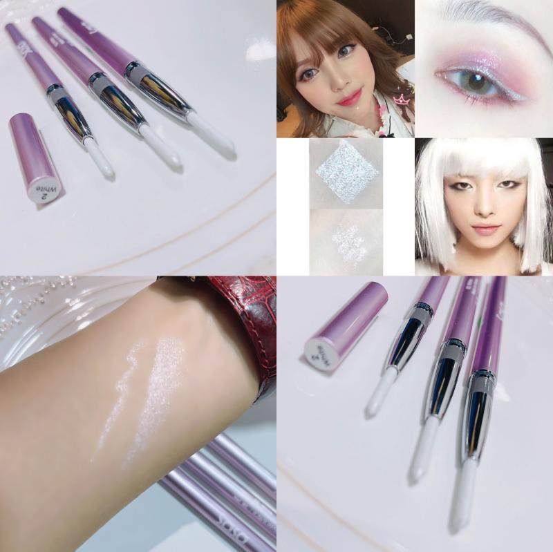 2个包邮香港sasa粉杆珠光眼线笔高光白笔大眼卧蚕笔新手学生