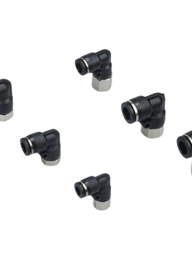 黑色气动接头 L型内螺纹弯通PLF6-01/02 PLF8-01/02 10-03 12-04