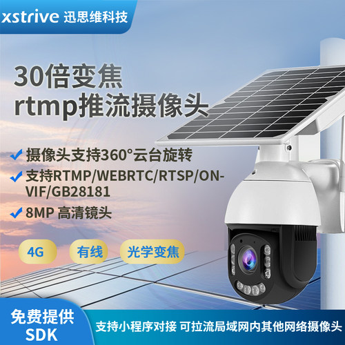 迅思维30倍变焦8MP摄像头慢直播