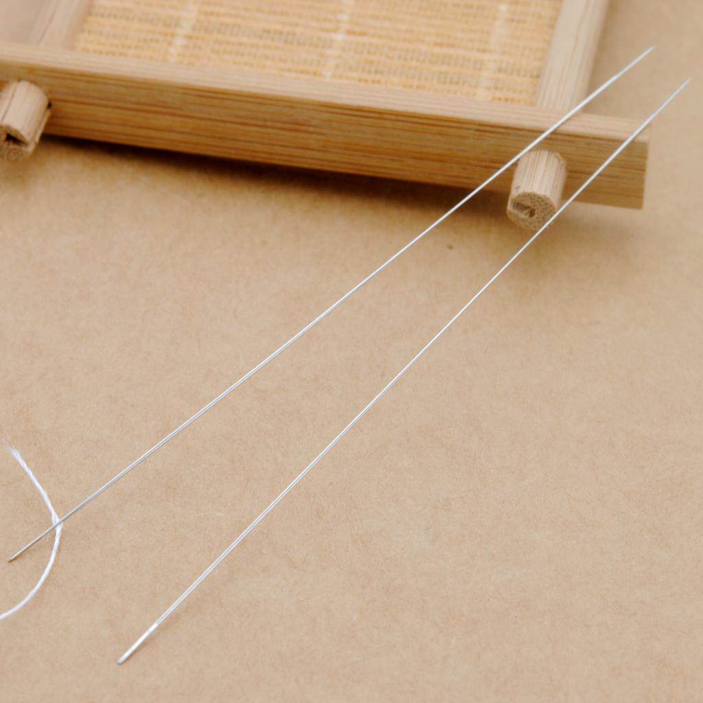 진주와 옥 구슬 바늘을 통한 구슬 바늘 중간 개방 팔찌 팔찌 바늘 초극세 바늘 0.4MM 길이 10CM