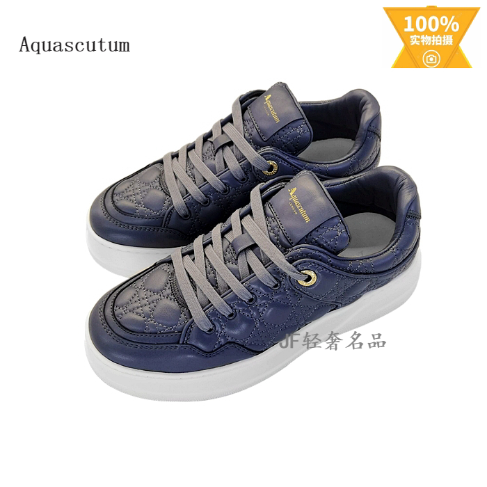 aquascutum雅格狮丹 春夏新款板鞋款 软羊皮羊皮里 时尚潮款