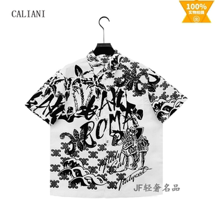 單穿外搭雙用寬松款 CALIANI卡里亞尼 翻領外套 短袖 2025春夏新款