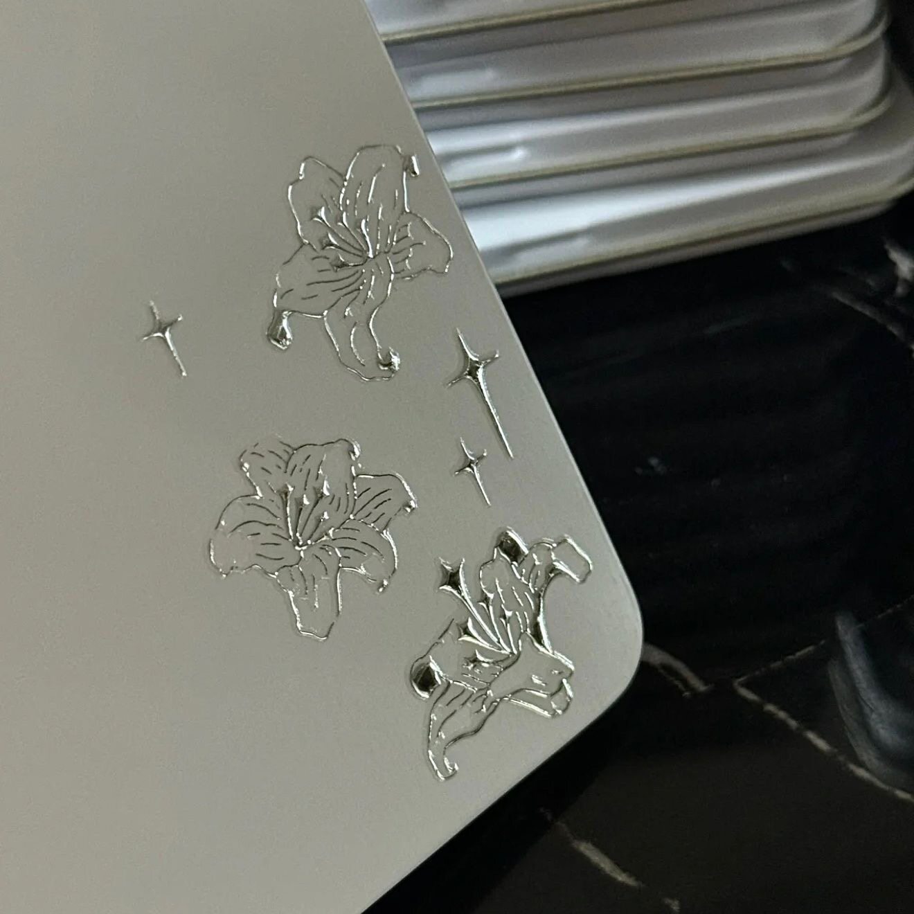 小众复古ins烛台金属贴uv转印贴纸高颜值电脑ipad手机壳手帐装饰