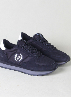 法国Sergio Tacchini 男环保复古运动鞋透气休闲鞋轻便耐磨阿甘鞋