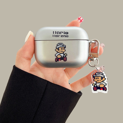 积木卡通人airpodspro3保护套适用苹果蓝牙耳机壳2代磨砂电镀3代硅胶pro2卡通可爱4代全包防摔新款高级感创意