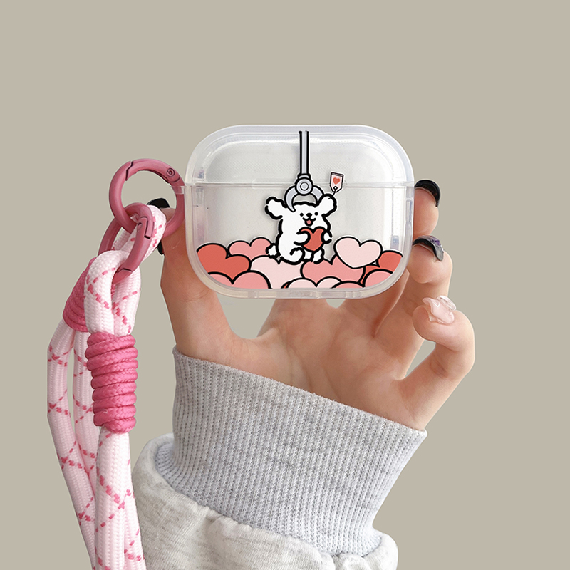 夹娃娃机airpodspro2保护套适用苹果蓝牙耳机壳2代透明3代硅胶pro卡通可爱女款第二代套4代防摔新款萌系软壳1