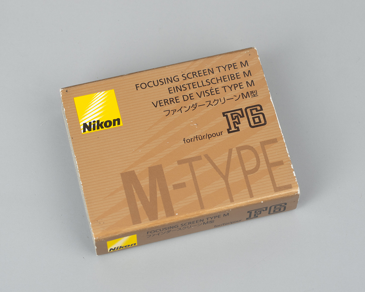 日本进口尼康原装F6对焦屏十字刻度屏 M-TYPE型爵版配件-封面