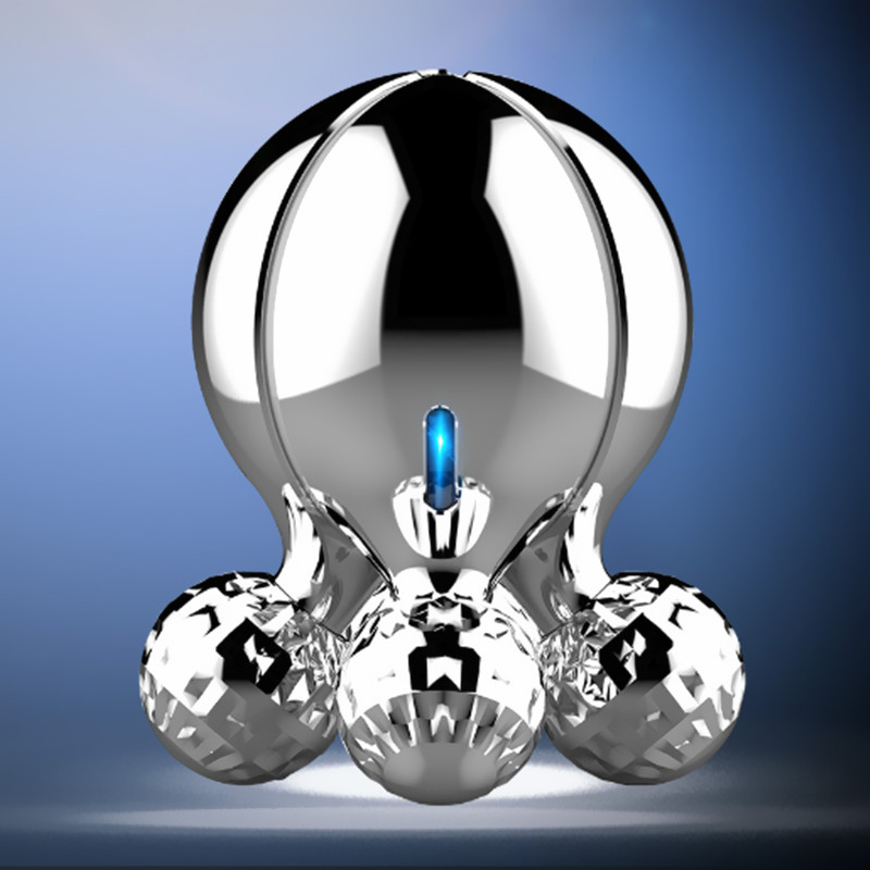 微电流全身按摩四滚轮面部锻炼器提拉紧致V脸部塑形仪去水肿家用