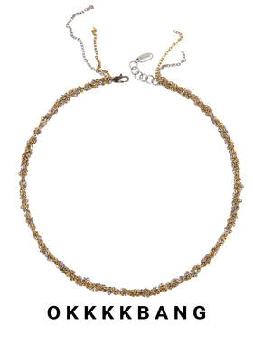 Okkkkbang小众高级手工编织项链