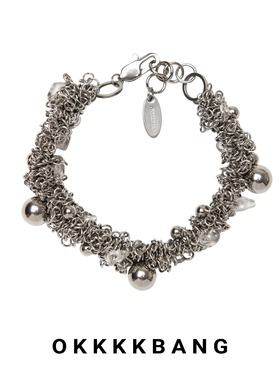 手工编织圆珠复古蕾丝手链手镯