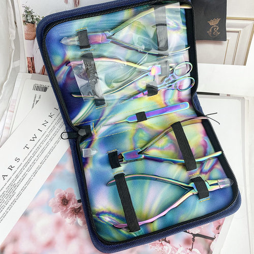高颜值beadsmith镀彩不锈钢钳子六件套DIY手工绕线工具配件尖嘴钳 - 封面