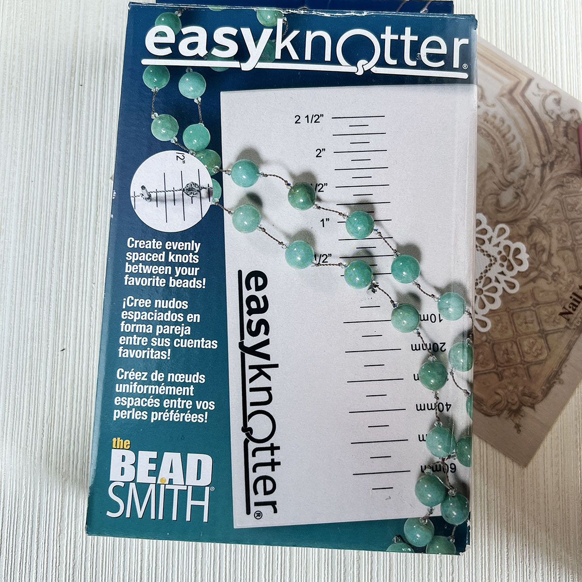 美国beadsmith进口快速打结器1个easyknotter DIY手工工具 进口
