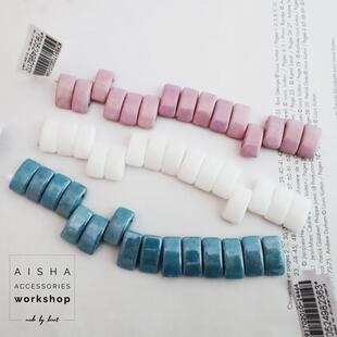捷克珠大双孔船型珠CARRIER Bead 1个散珠手工配件 一粒沙家