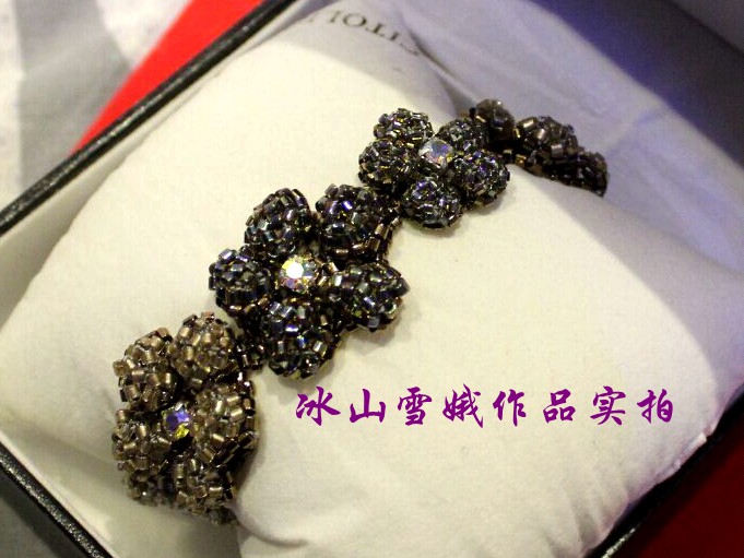 一粒沙代配 MIYUKI日本原装材料包花朵手链 首饰 DIY 串珠套装