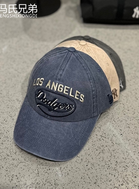 MLB 2025春夏新款男女时尚休闲学院风防晒棒球帽鸭舌帽3ACPV165N