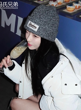 MLB 秋冬款男女休闲时尚百搭户外舒适绒线帽保暖针织帽3ABNBM656