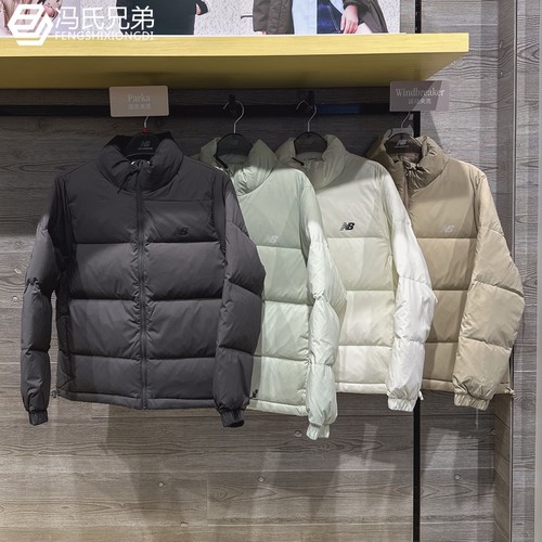 NEWBALANCE保暖立领短女羽绒服
