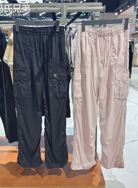 MLB25年夏季新款女士休闲时尚运动肤感冰凉梭织直筒长裤3FWPB0853