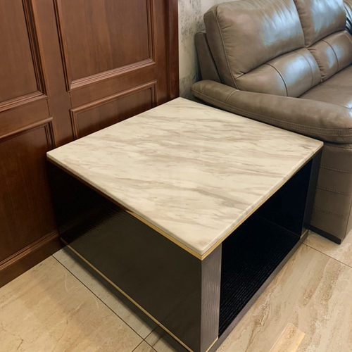 轻奢大理石边几简约现代沙发侧边柜方几小茶几客厅电话几桌子角几