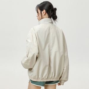 2026春季新款美式复古撞色翻领夹克JK2699860-P65图片