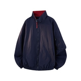 2026春季新款男女美式复古撞色翻领夹克JK2699860-P65，男装夹克，星座418-2