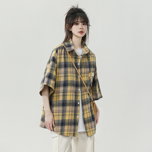 2024 夏季新款 休闲格子衬衫 CS2459-P45图片