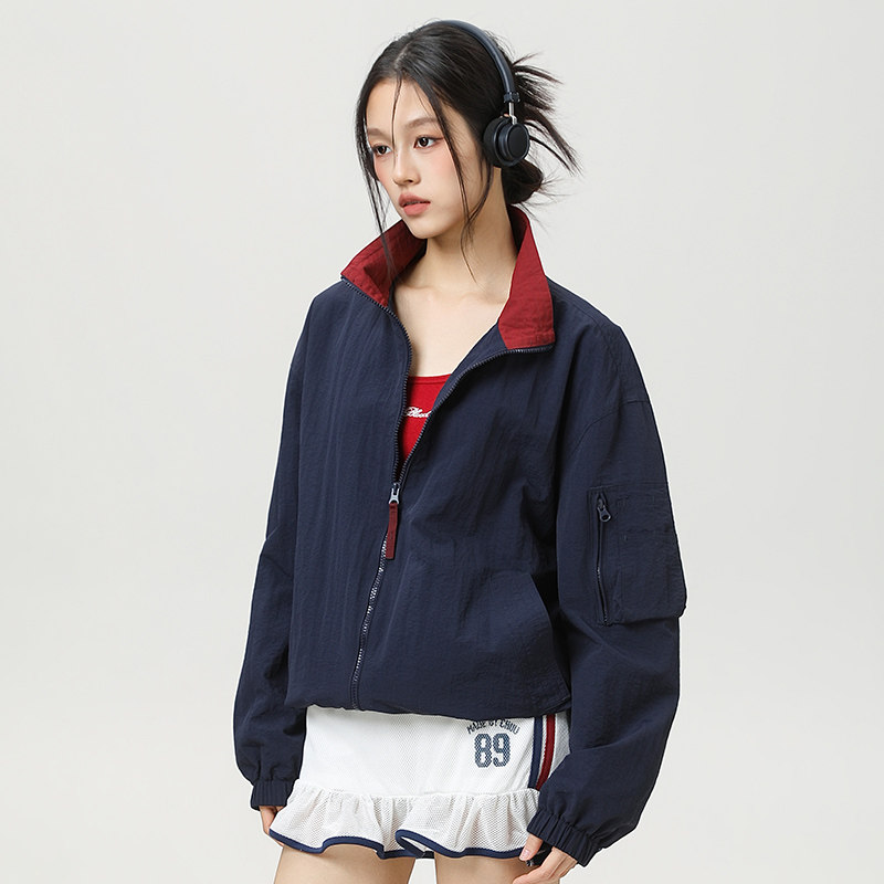 2026春季新款美式复古撞色翻领夹克JK2699860-P65,男装夹克,星座418-2