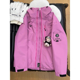 现货网图冬季加厚男女情侣款三合一摇粒绒冲锋衣M25868-特P100，男装夹克，星座418-2