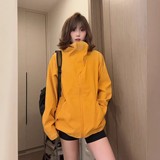 2026春季新款多巴胺情侣连帽户外防风防水冲锋衣夹克JK2588-特P58，男装夹克，星座418-2