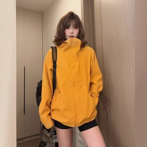 2026春季新款多巴胺情侣连帽户外防风防水冲锋衣夹克JK2588-特P58，男装夹克，星座418-2