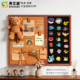 磁吸黑板软木板组合挂墙装 记事板 饰DIY冰箱贴展示板家用办公挂式