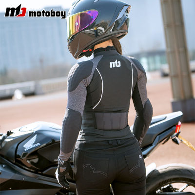 motoboy防摔软甲男女夏季赛车服