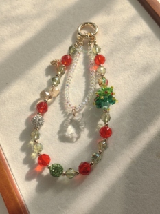 甜妹配饰 复古圣诞树手机链 冬日氛围感包包挂件 不撞款 A&M