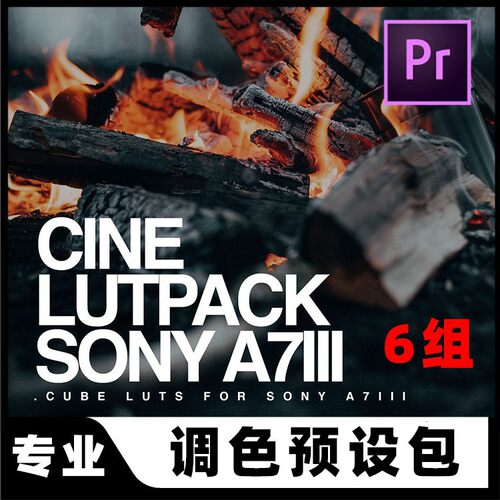 CMG A7m3/a6300 a6500索尼CINE LUTs电影级调色滤镜包vlog大师ins